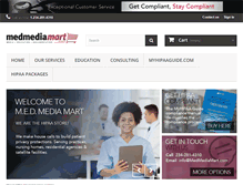 Tablet Screenshot of medmediamart.com